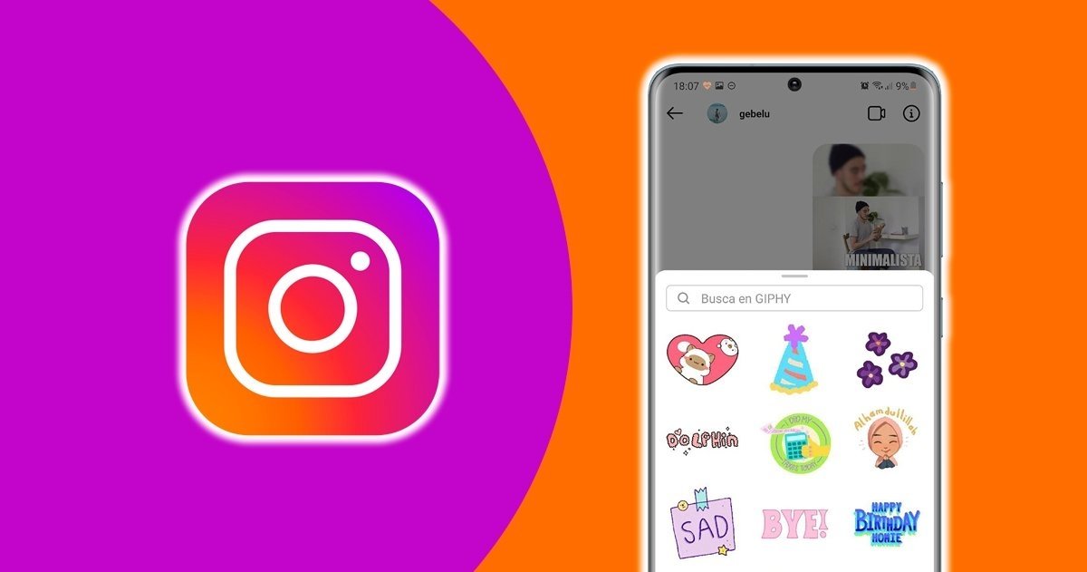 Enviar efectos animados en Instagram