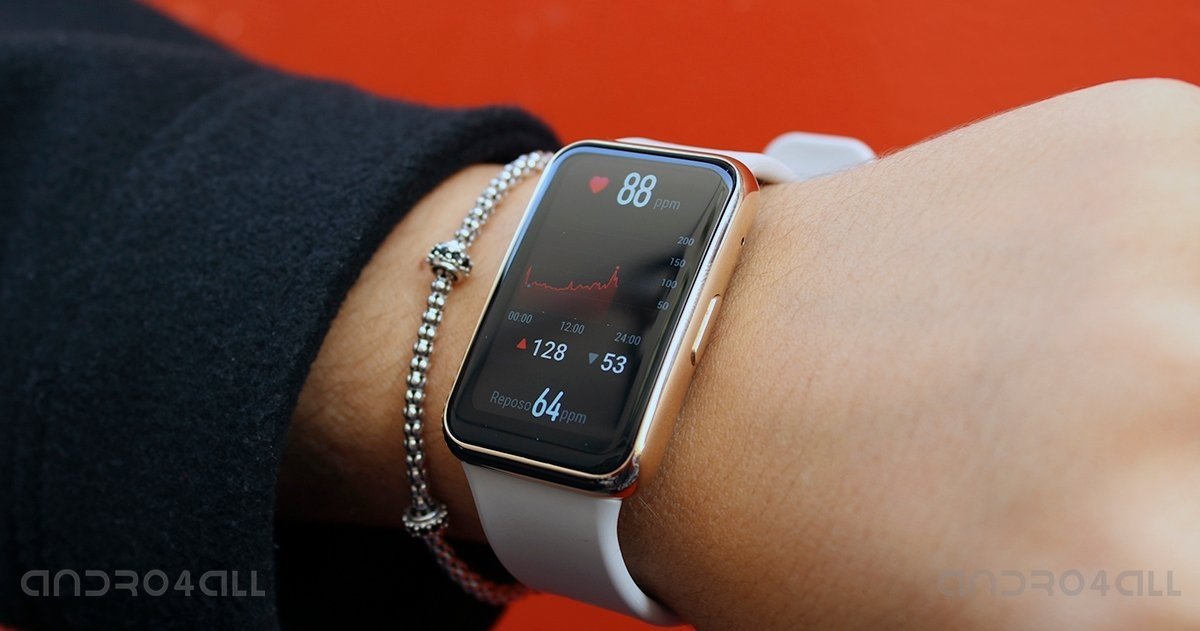 Frecuencia cardíaca en el Huawei Watch Fit Elegant