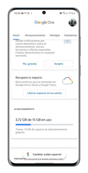 Google One gratis: todo lo que puedes hacer sin tener que pagar una suscripción