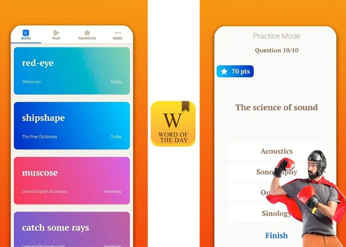 Aprenda nuevas palabras con Palabras del dia, una app para Android