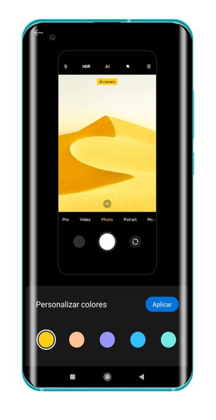 Truco de MIUI 12: cambia el color de la cámara de tu Xiaomi