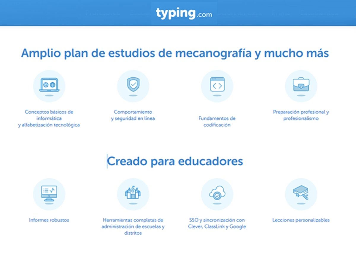 Typing para aprender mecanografia