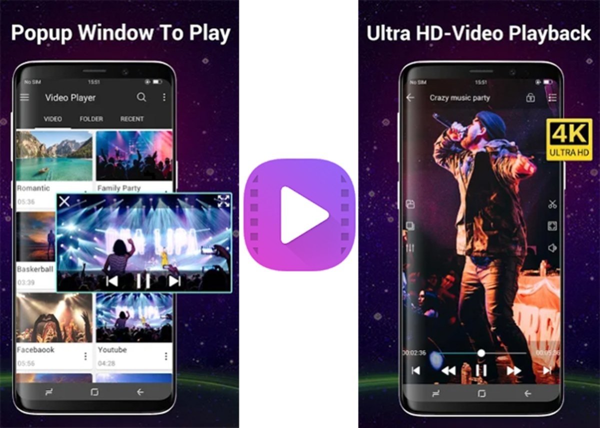 Video Player es una alternativa a VLC