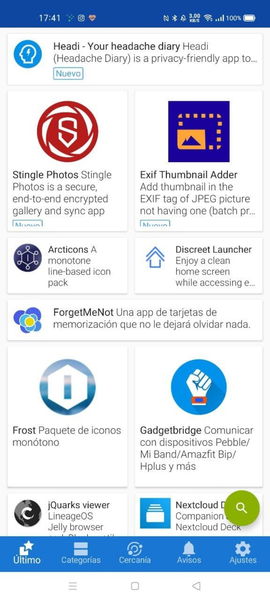 Así podemos gestionar los repositorios en F-Droid