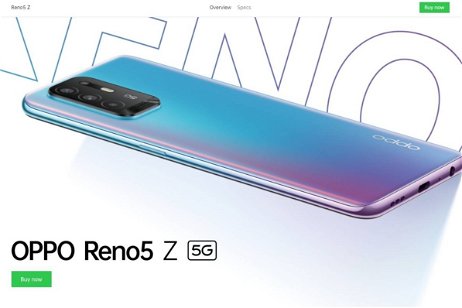OPPO Reno 5Z 5G es oficial: pantalla AMOLED y Flash Charge de 30W en un sólido gama media