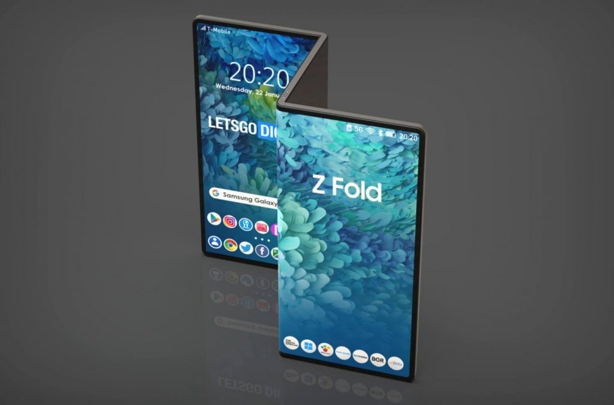 Samsung Galaxy Z Fold Tab, la tableta plegable de Samsung.