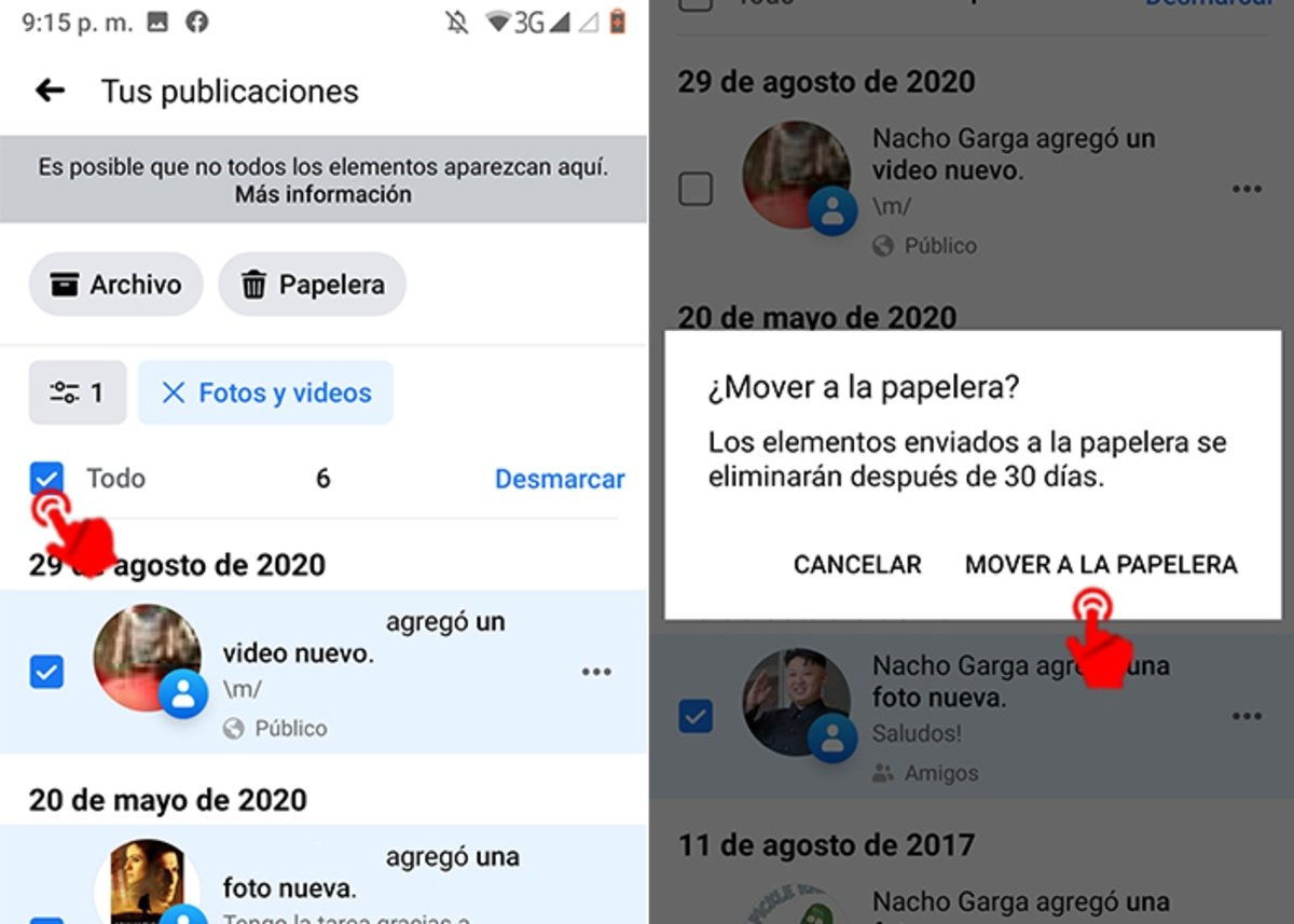 como eliminar todas tus publicaciones de Facebook de una sola vez