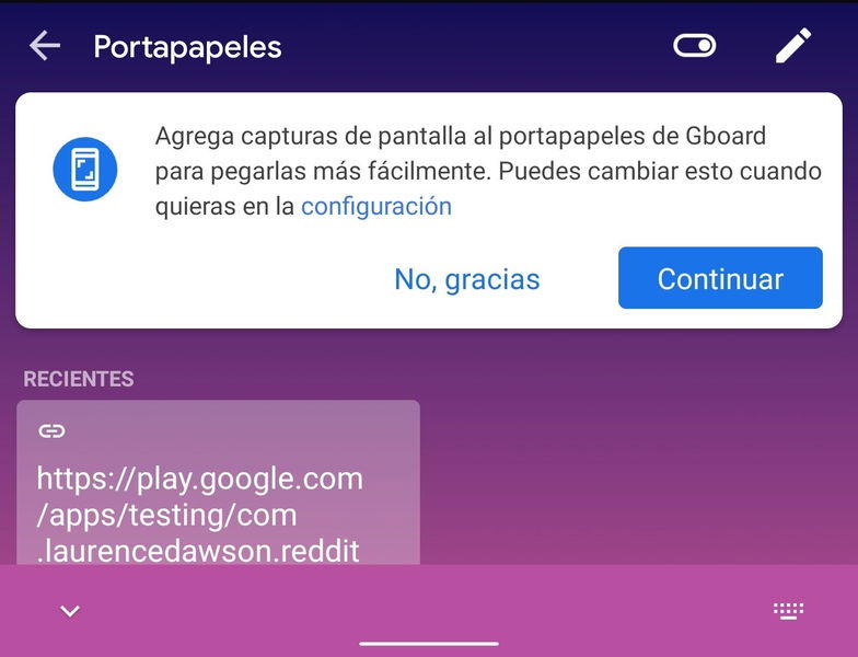 Así podrás compartir capturas de pantalla con tu móvil rápidamente gracias a Gboard