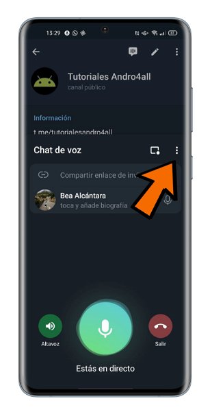 Chats de voz en Telegram: guía completa con todas sus funciones
