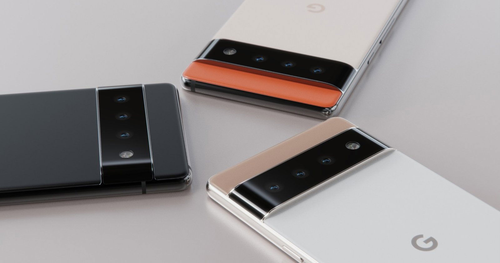 Diseño del Google Pixel 6, cámaras