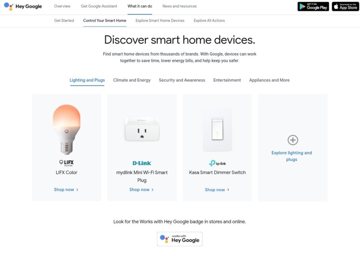 Smart Home en Google