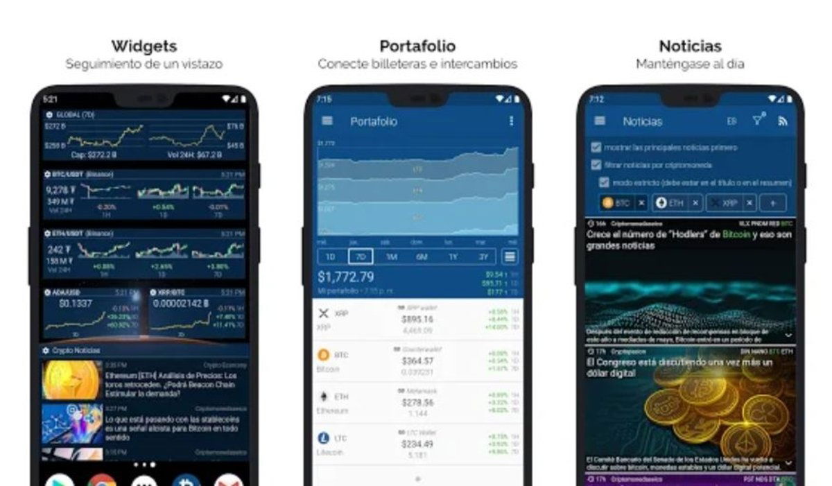 The Crypto App widget