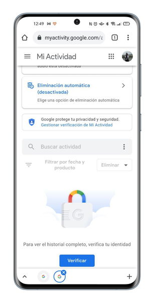 Cómo evitar que rastreen tu actividad en Google: pon una contraseña paso a paso