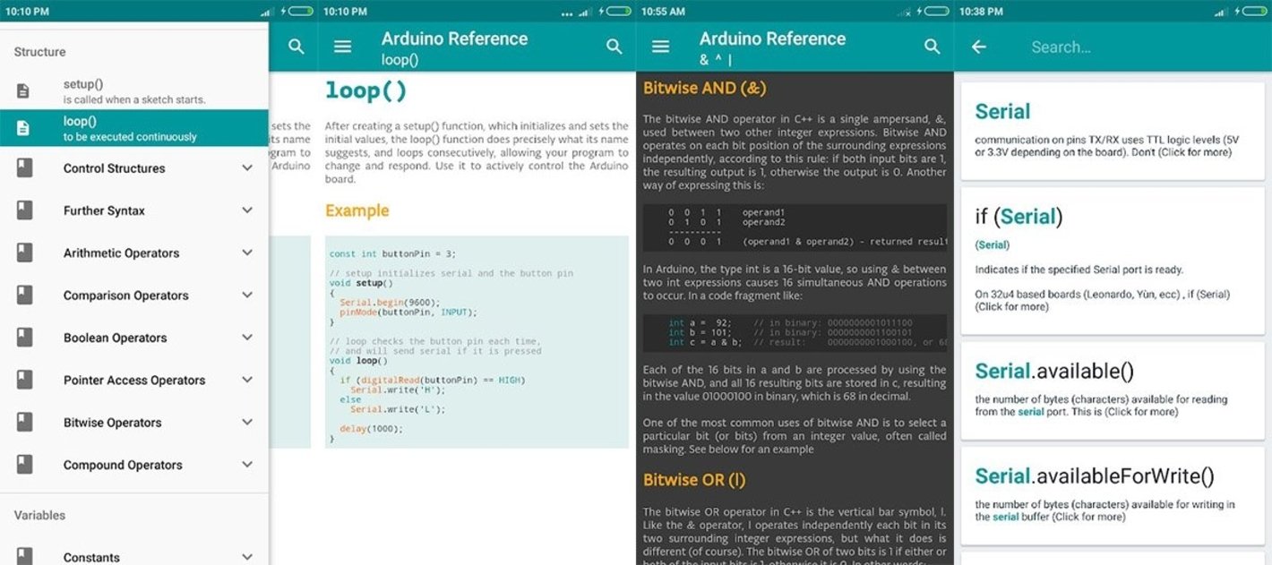 app Arduino Language Reference