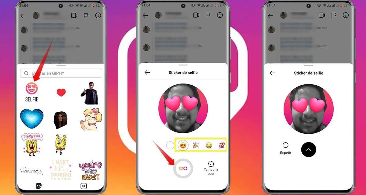 2-Como crear un sticker de Instagram con tu selfie