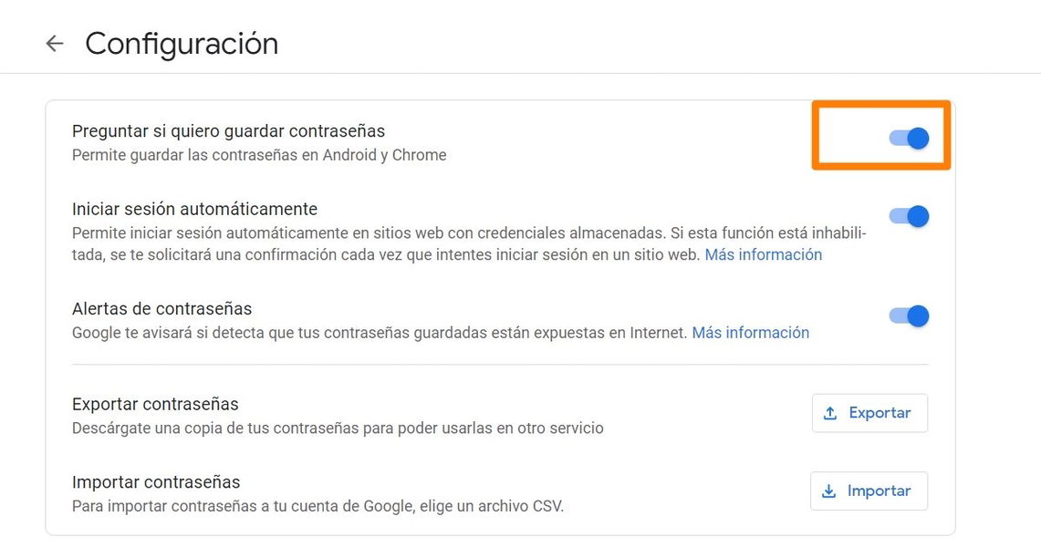 Cómo usar el gestor de contraseñas de Google en Android y en navegador