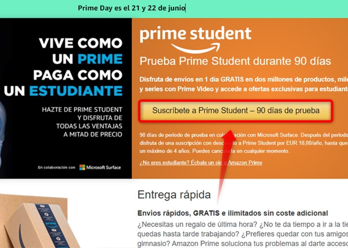 Amazon Prime Students