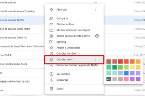 Cómo usar colores para organizar tus carpetas de Google Drive
