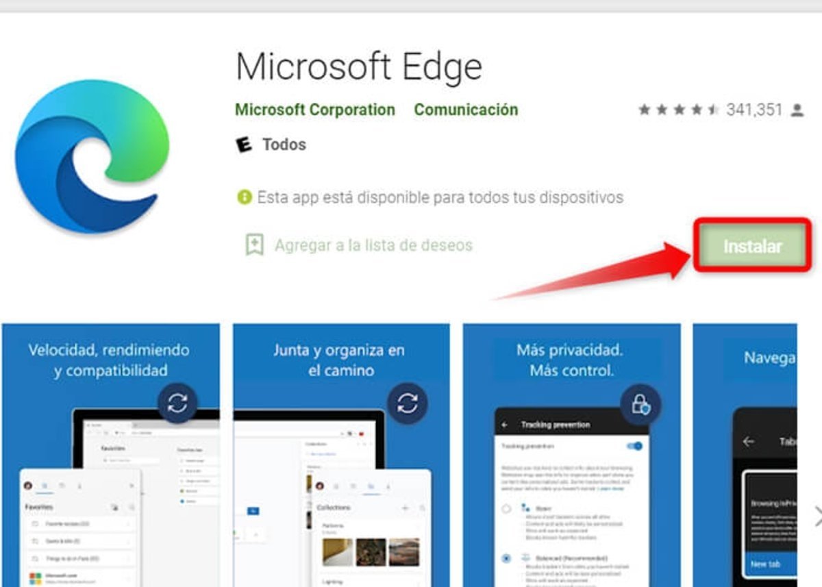 Como instalar Microsoft Edge en Android-2