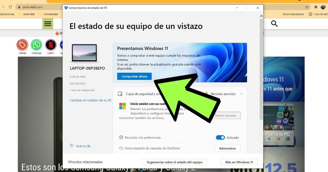 En qué ordenadores funcionará Windows 11: requisitos mínimos y cómo actualizar