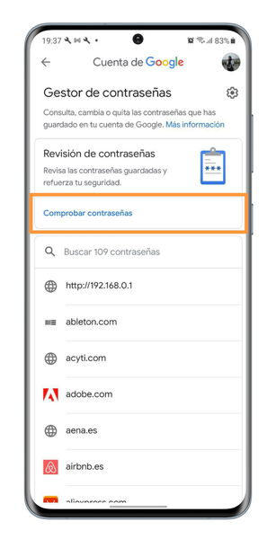 Cómo usar el gestor de contraseñas de Google en Android y en navegador