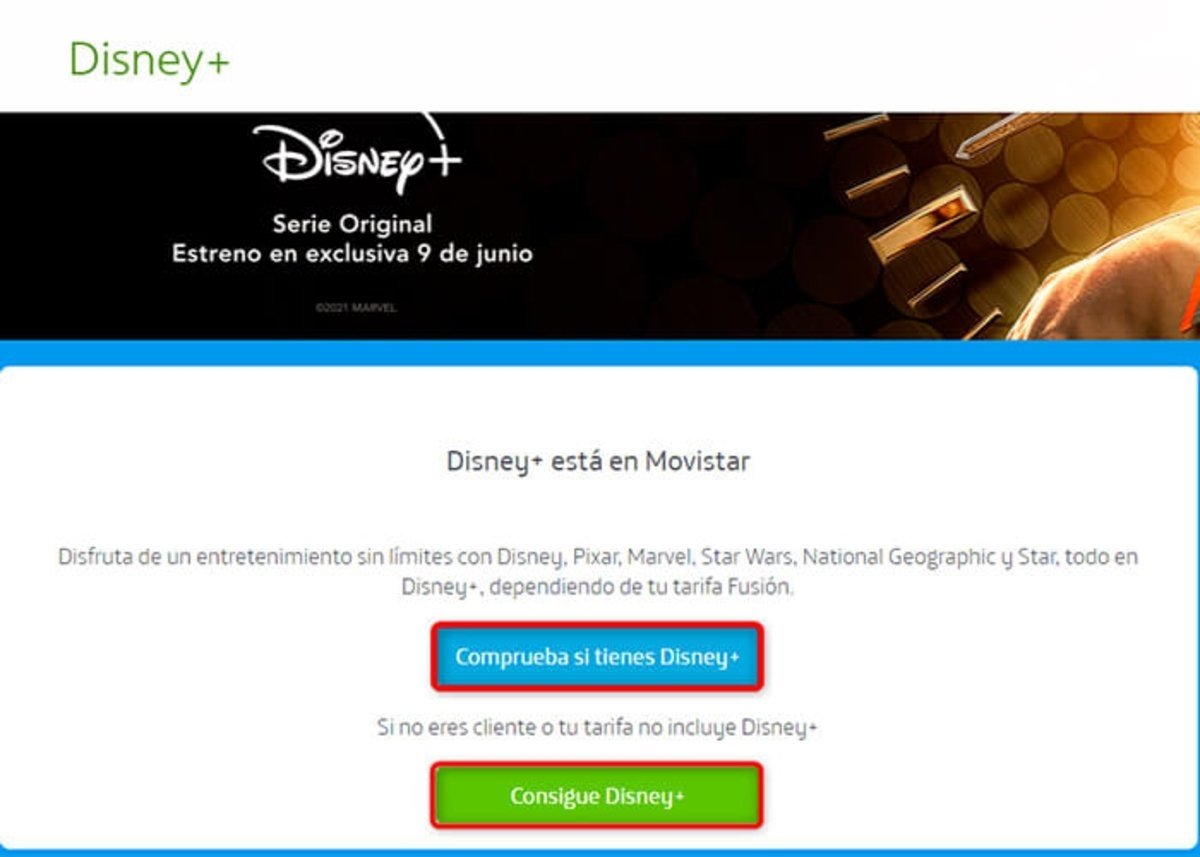 Disney+ gratis con Movistar+