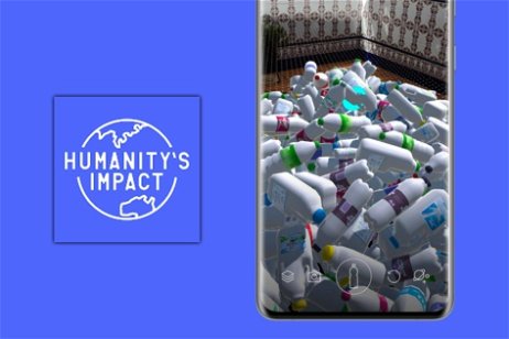 Esta aplicación inunda tu casa de botellas para que te conciencies del impacto del plástico en el planeta