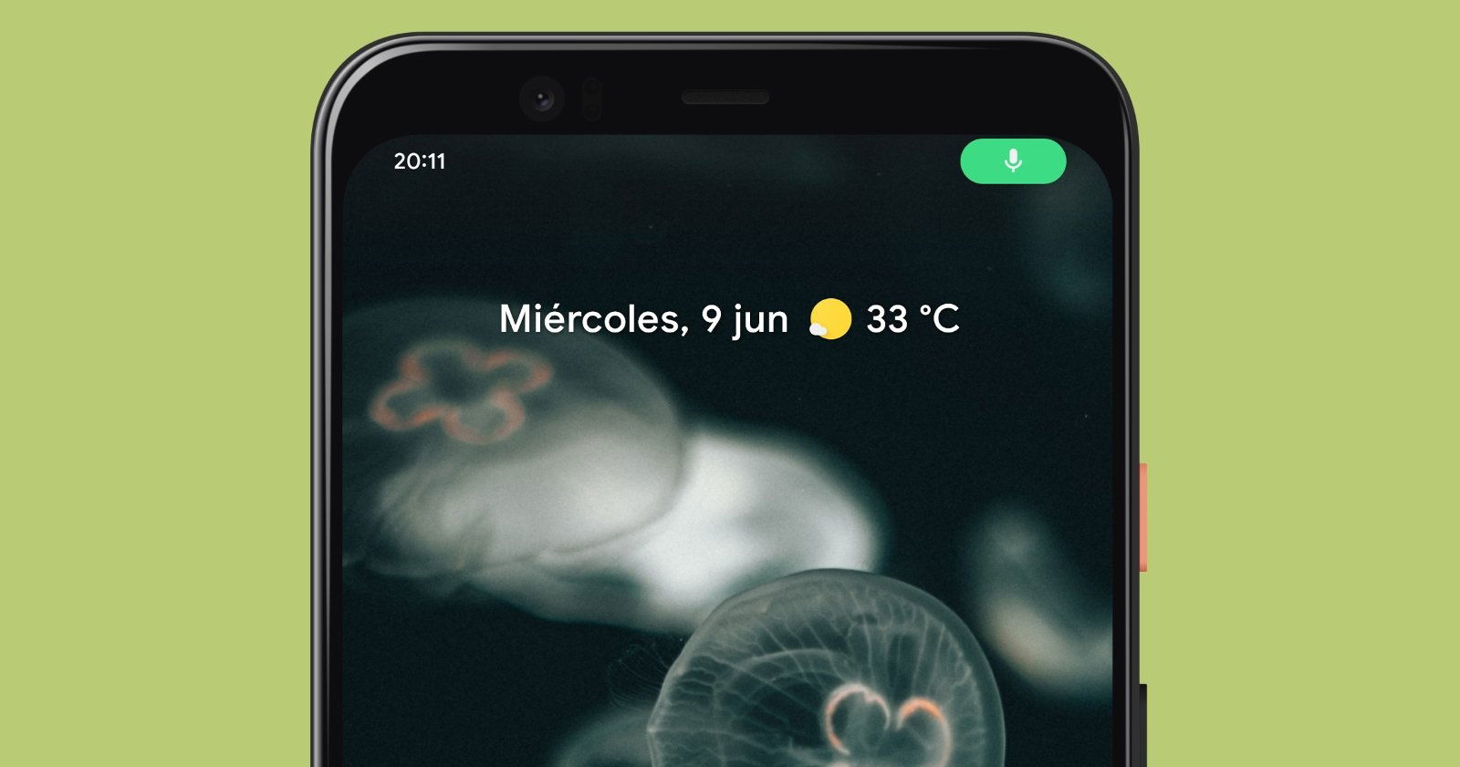 Indicador de microfono en Android 12