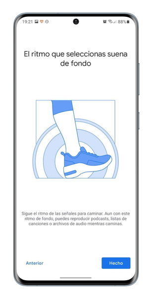 Caminata con ritmo de Google Fit: qué es y cómo configurarla