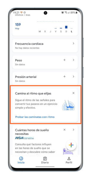 Caminata con ritmo de Google Fit: qué es y cómo configurarla