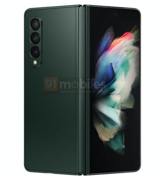 El Samsung Galaxy Z Fold3 se filtra en tres de sus colores confirmando su diseño