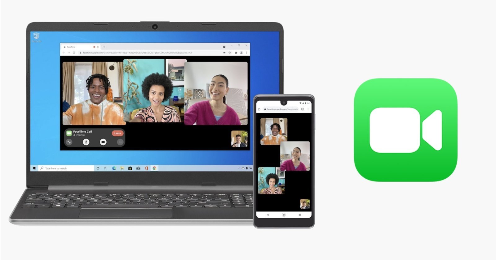 Videollamada en Android y Windows con FaceTime