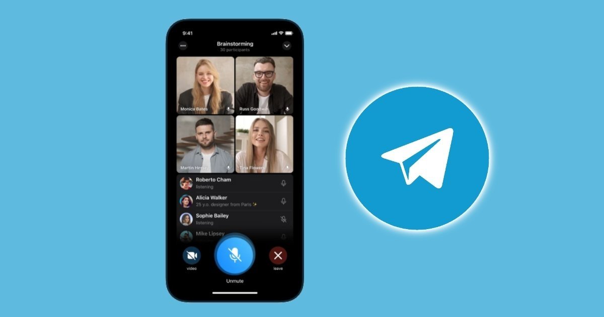 Videollamadas grupo Telegram