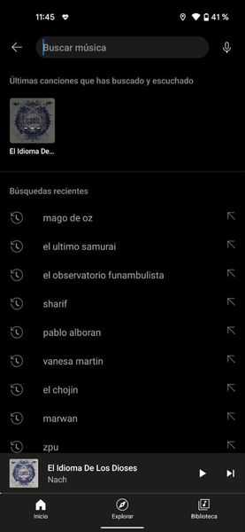 YouTube Music para Android evoluciona y ya permite reproducir música directamente desde la búsqueda