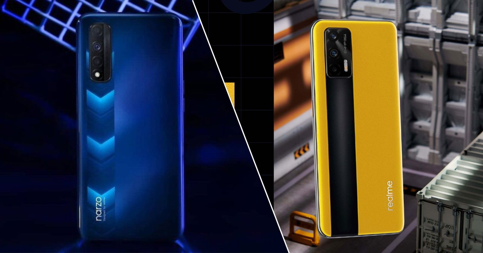 realme Narzo 30 y realme GT