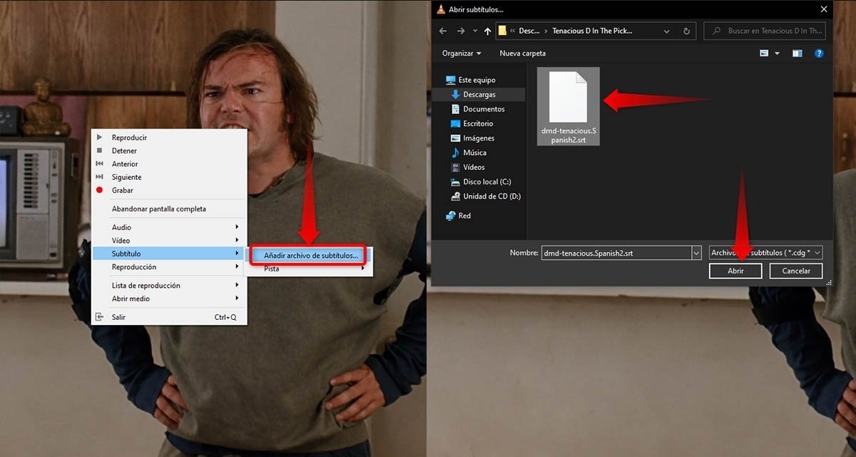 Como poner subtitulos manualmente en VLC en PC