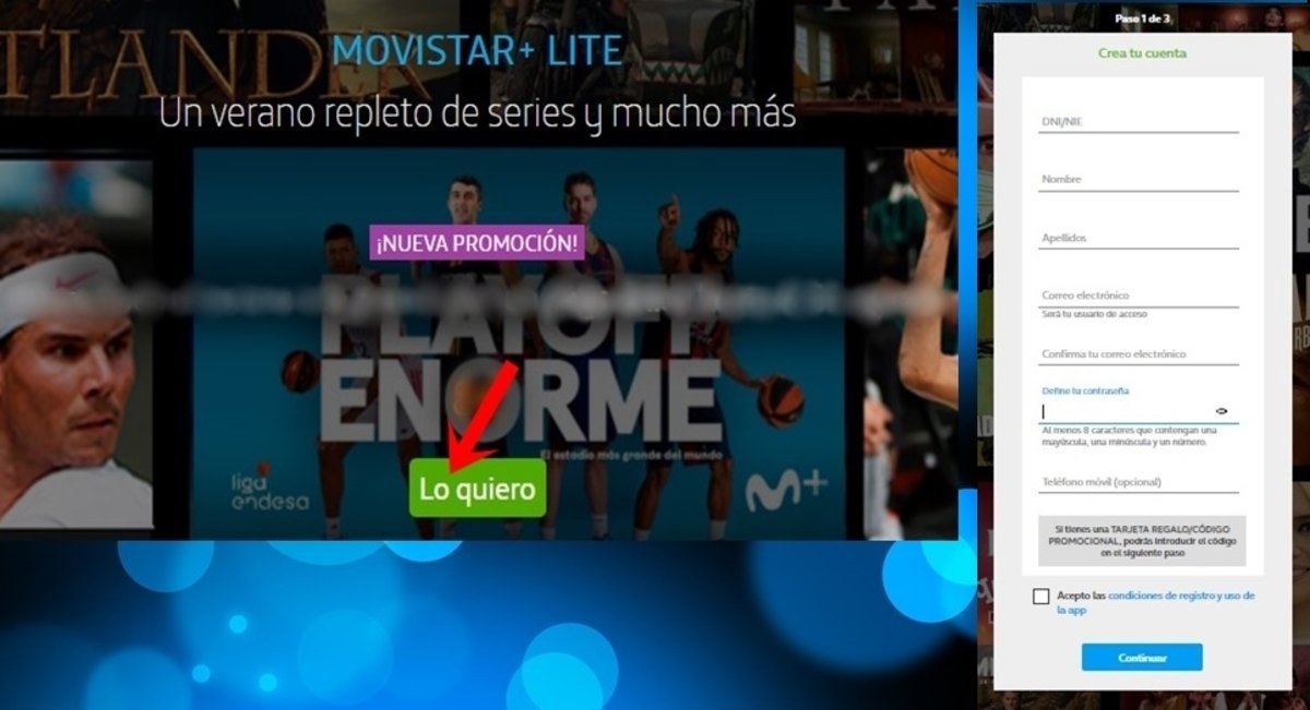 Cómo probar gratis Movistar+ Lite y sin ser cliente
