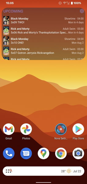 Nova Launcher 7, screenshots