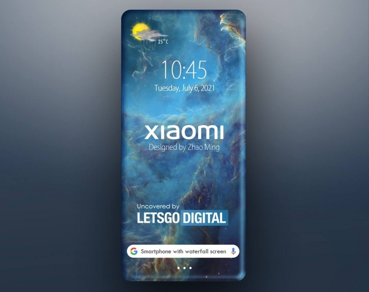 Nueva patente de Xiaomi con pantalla envolvente