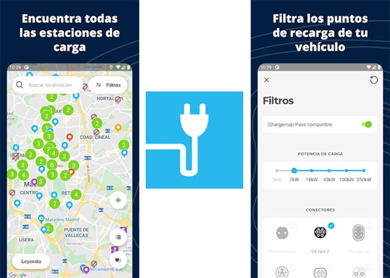 Mejores 8 aplicaciones para coches eléctricos y localizar puntos de carga