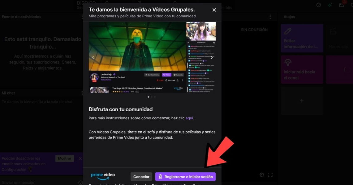 Así puedes ver películas y series en Twitch junto a otras personas con los videos grupales o "Watch parties"