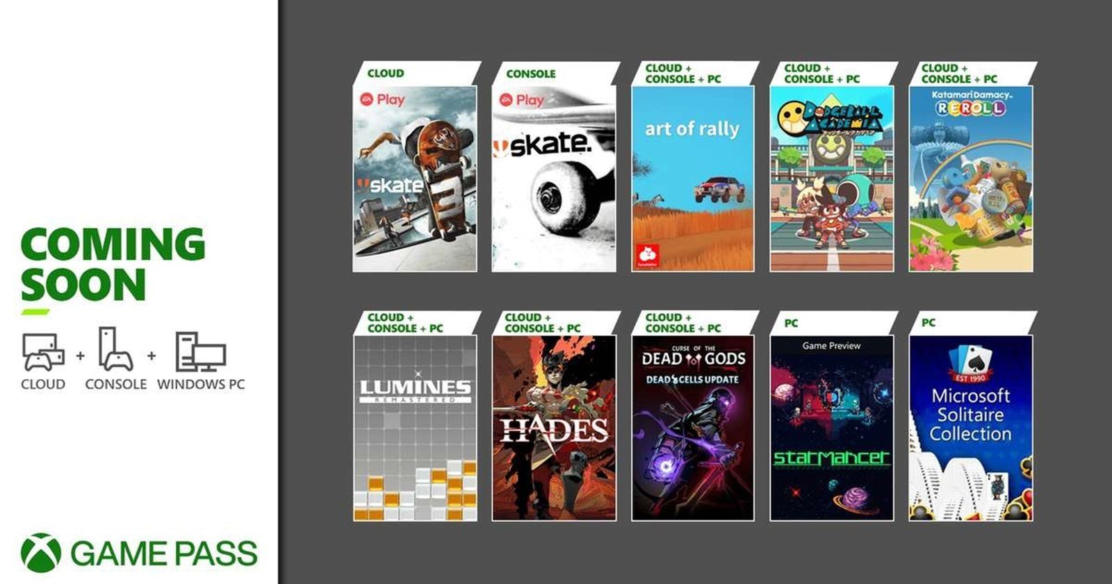Juegos de Xbox Game Pass en agosto de 2021