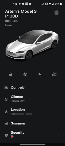 La app de Tesla para Android se actualiza con un nuevo diseño y más funciones