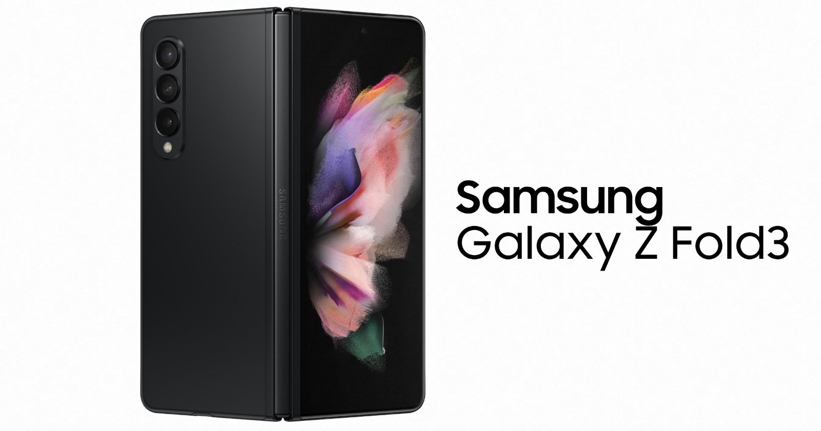 Samsung Galaxy Z Fold3 en color negro
