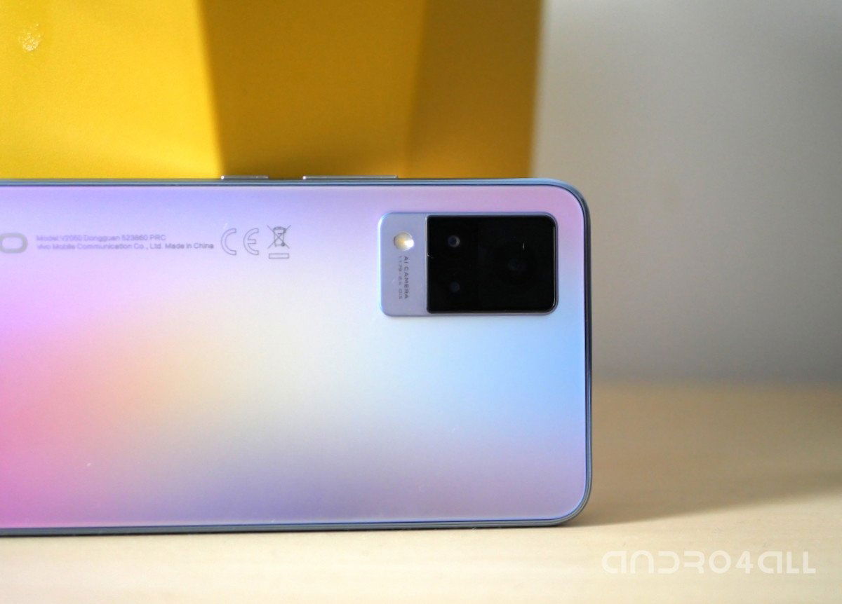Vivo V21 5G maceta amarilla