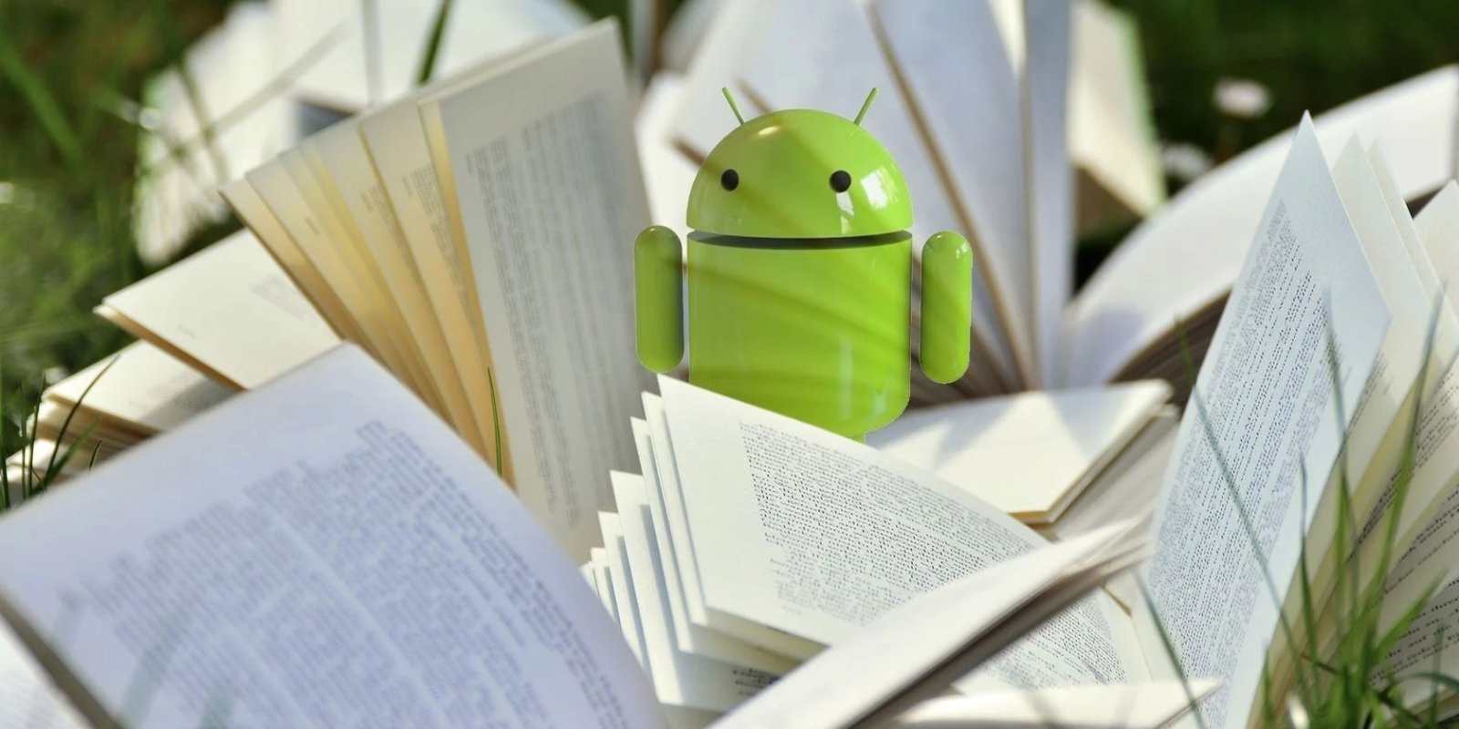 Android con libros