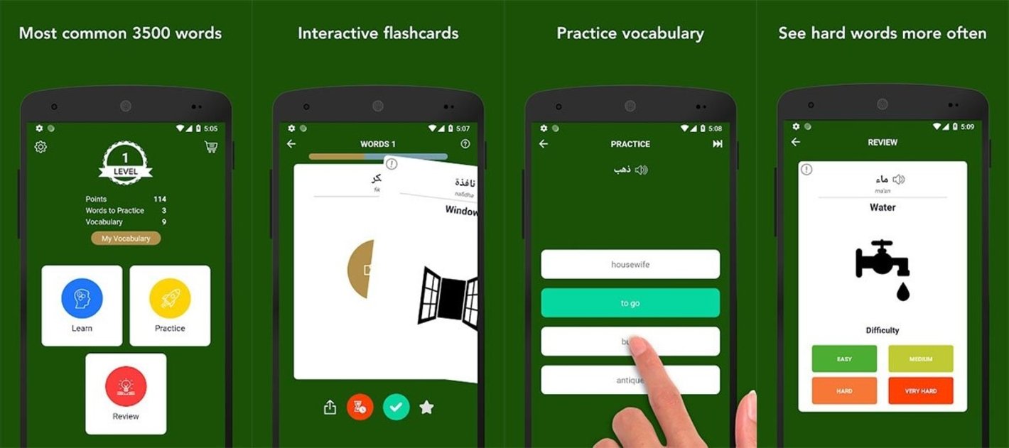app Learn Arabic Vocabulary