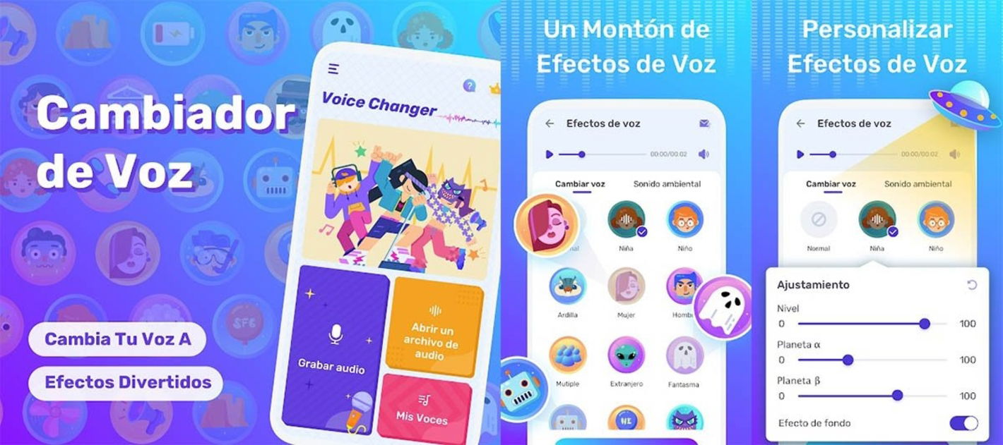 app Modificador de voz