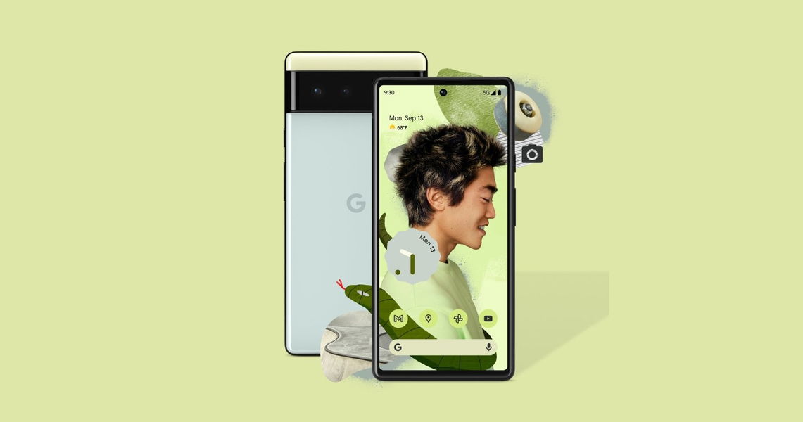 Google Pixel 6 wasabi