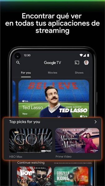 La app de Google TV para móviles llega a Play Store para sustituir a Google Play Películas